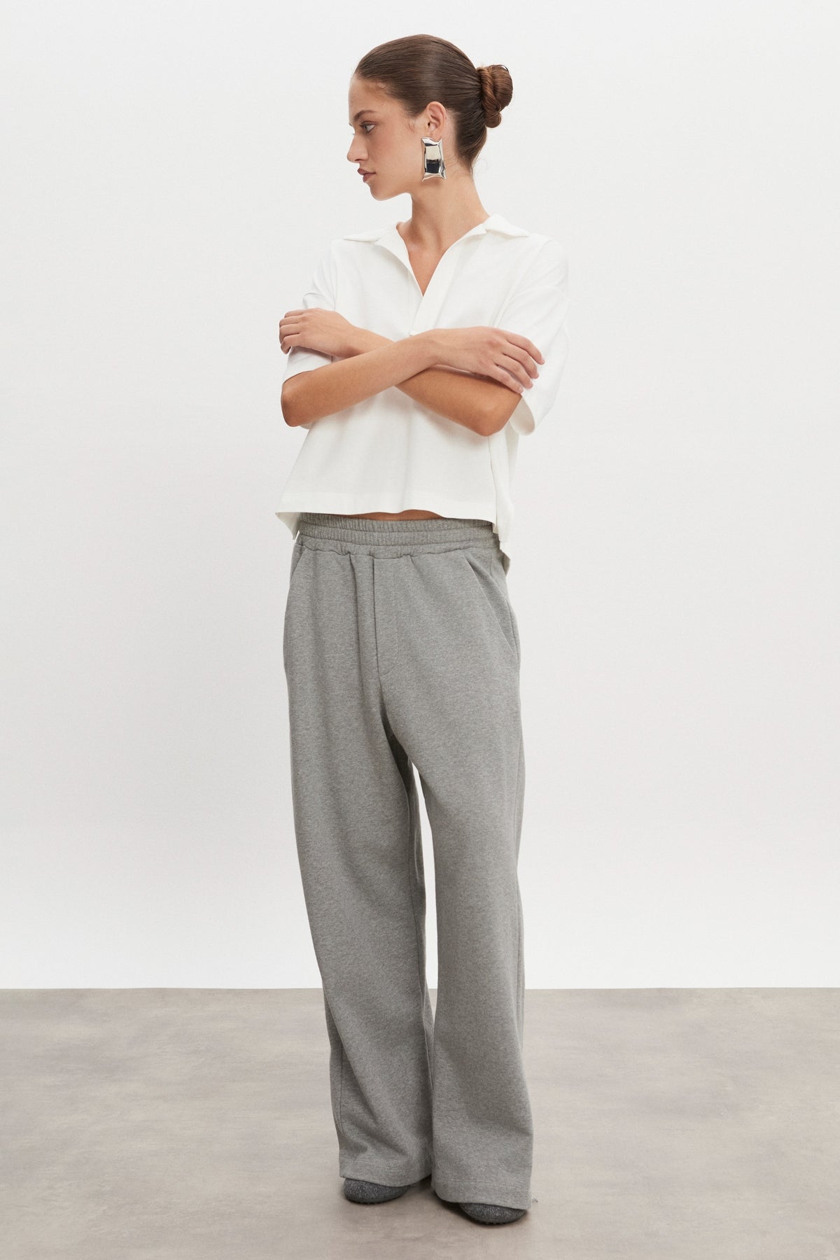 ZEN TRACKPANTS GREY MELANGE WOMEN/MEN