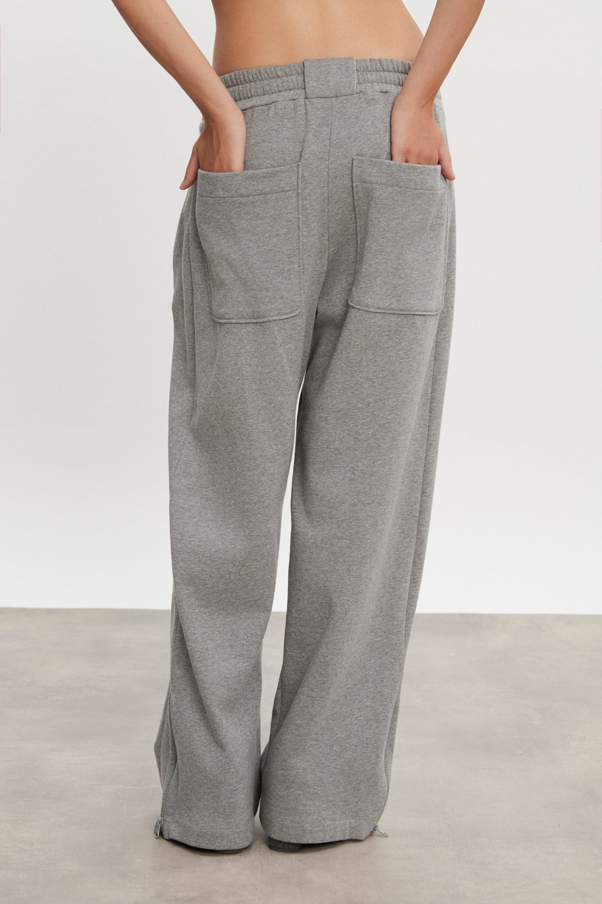 ZEN TRACKPANTS GREY MELANGE WOMEN/MEN