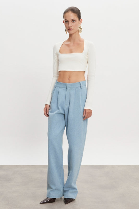 AMERICA DENIM TROUSERS LIGHT BLUE