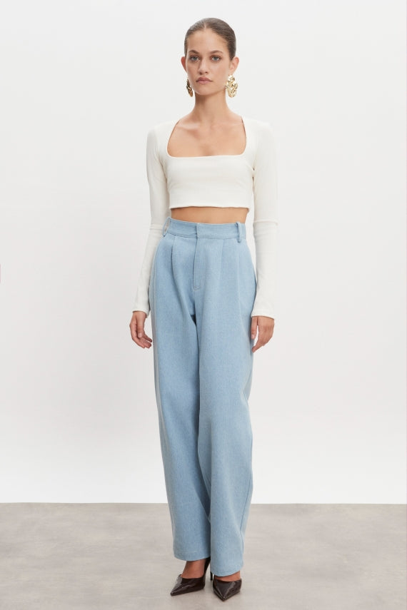 AMERICA DENIM TROUSERS LIGHT BLUE