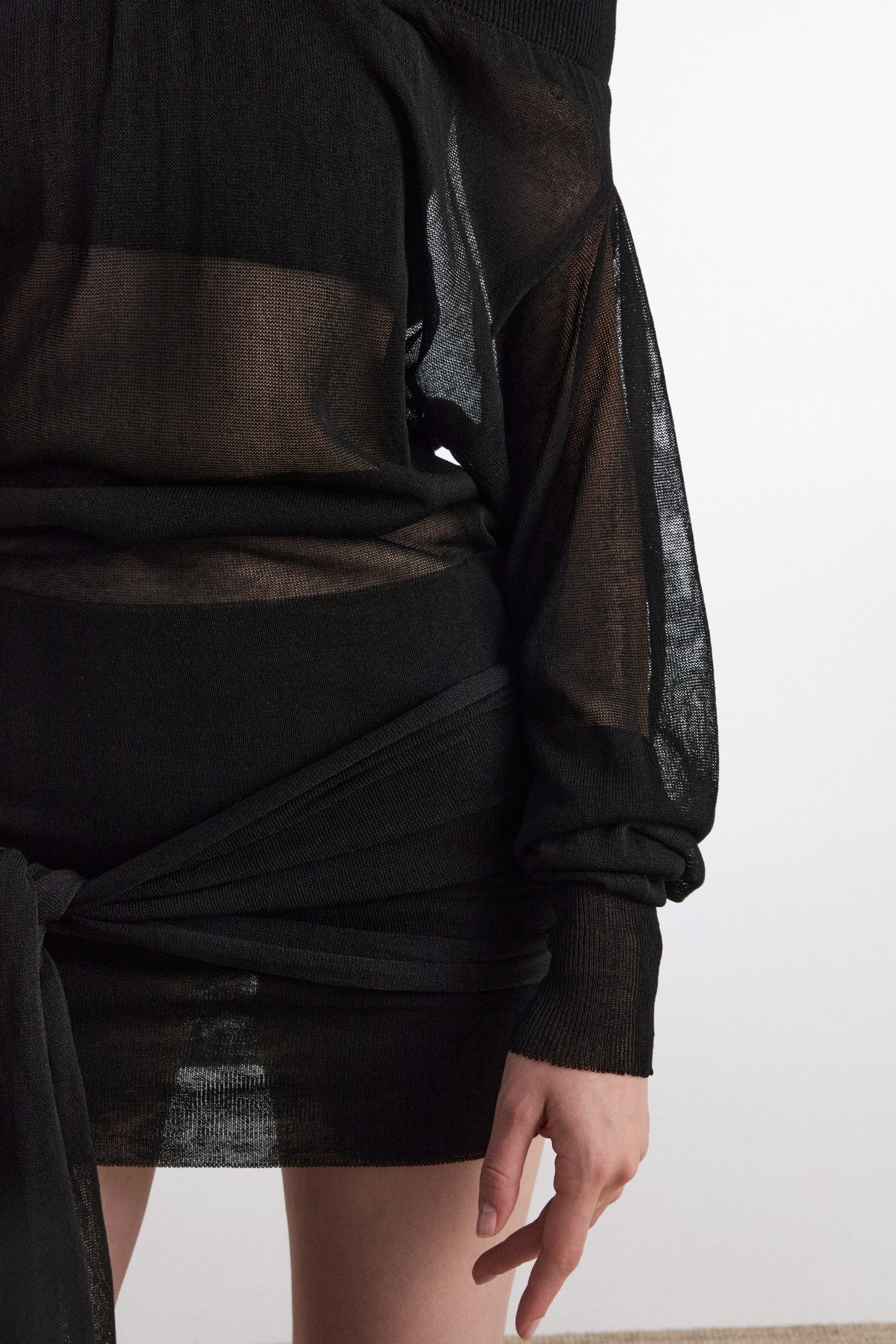 NO.26 MINI DRESS BLACK
