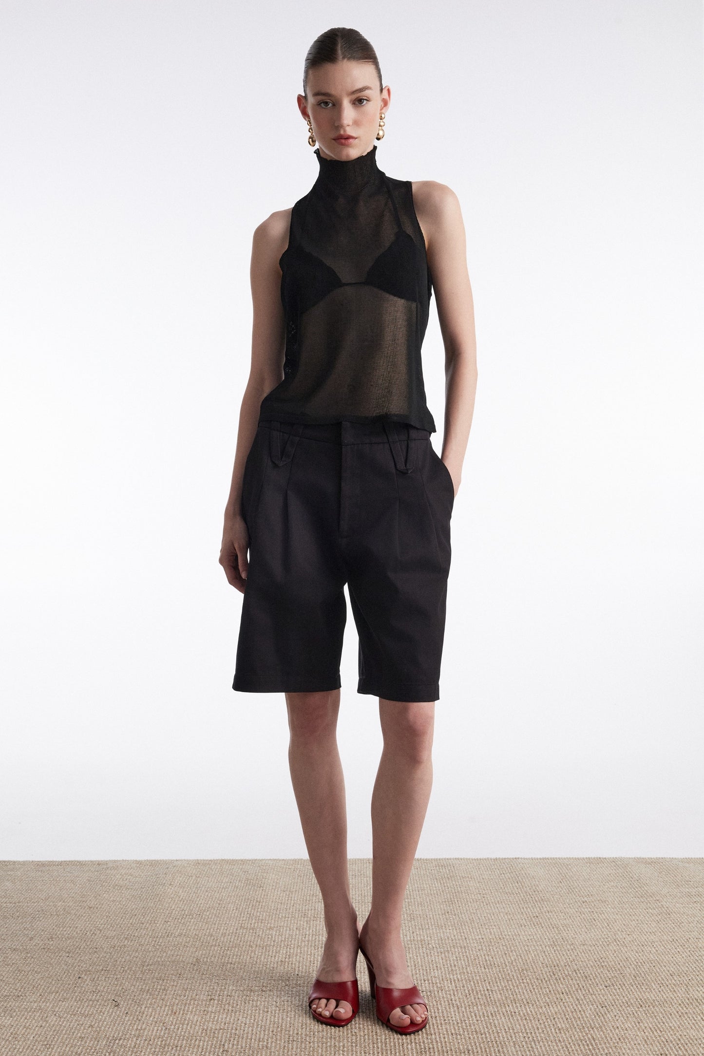 DOLLY BERMUDA BLACK