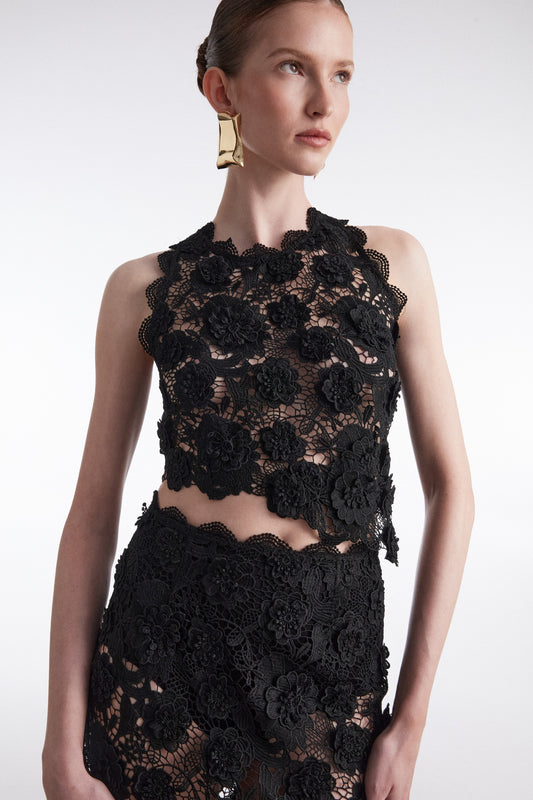 CHARLOTTE TOP BLACK