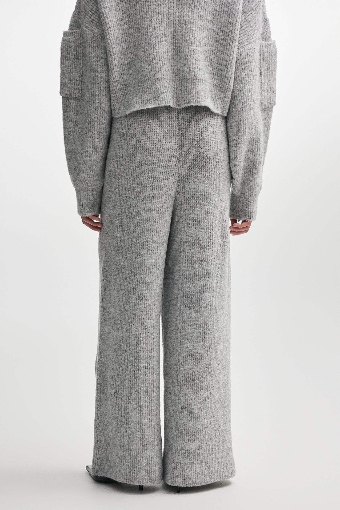 DONNA KNITTED TROUSERS GREY