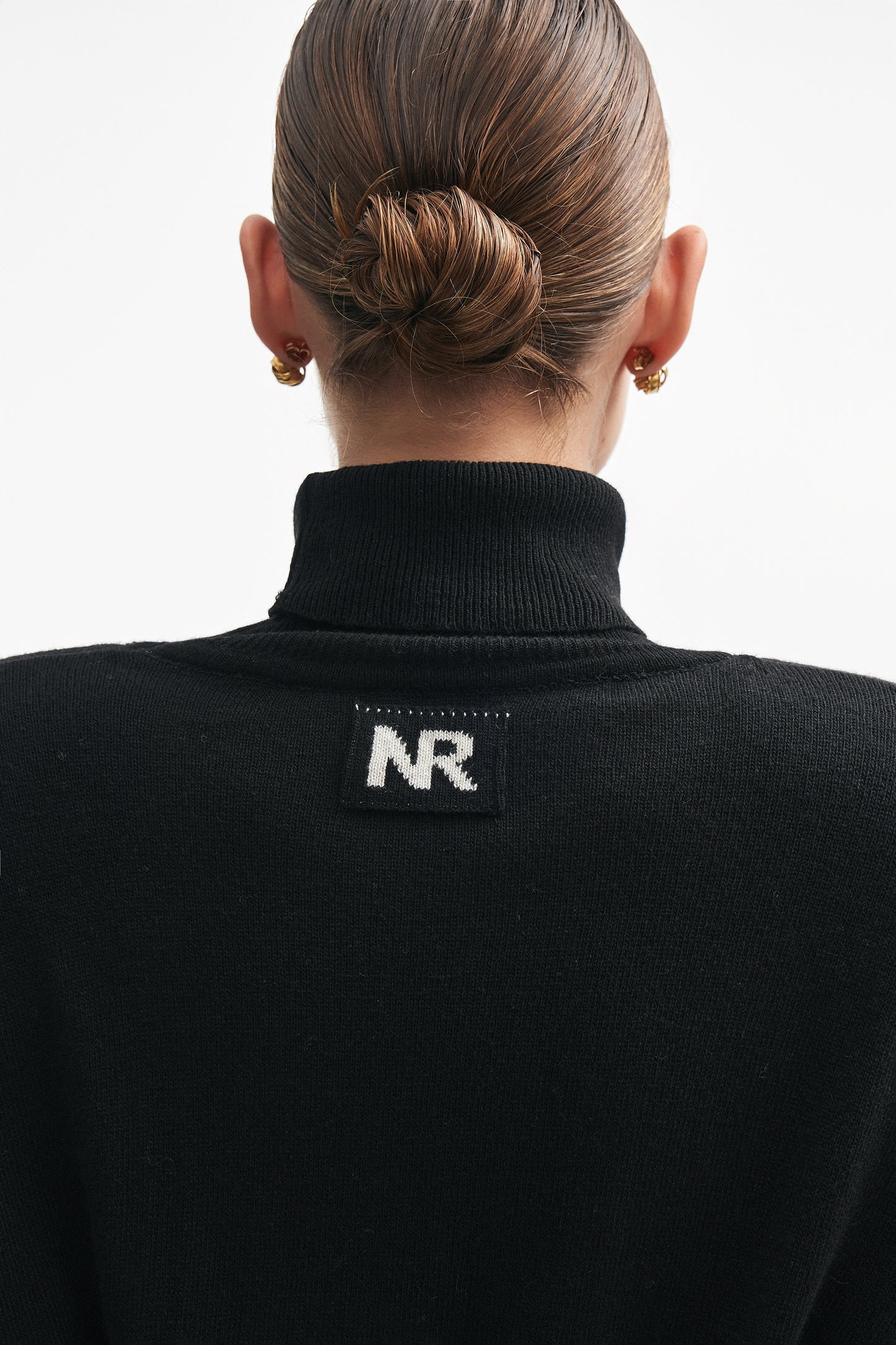 BASICK KNITTED BLOUSE BLACK