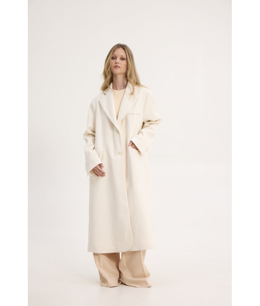 NORA COAT OFF WHITE