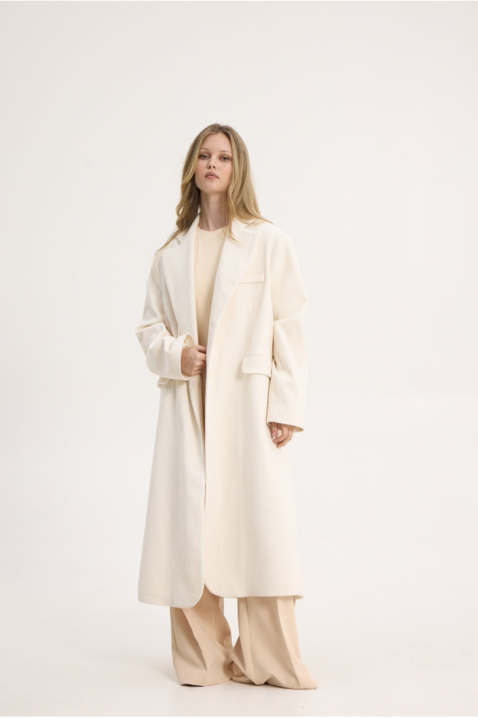NORA COAT OFF WHITE