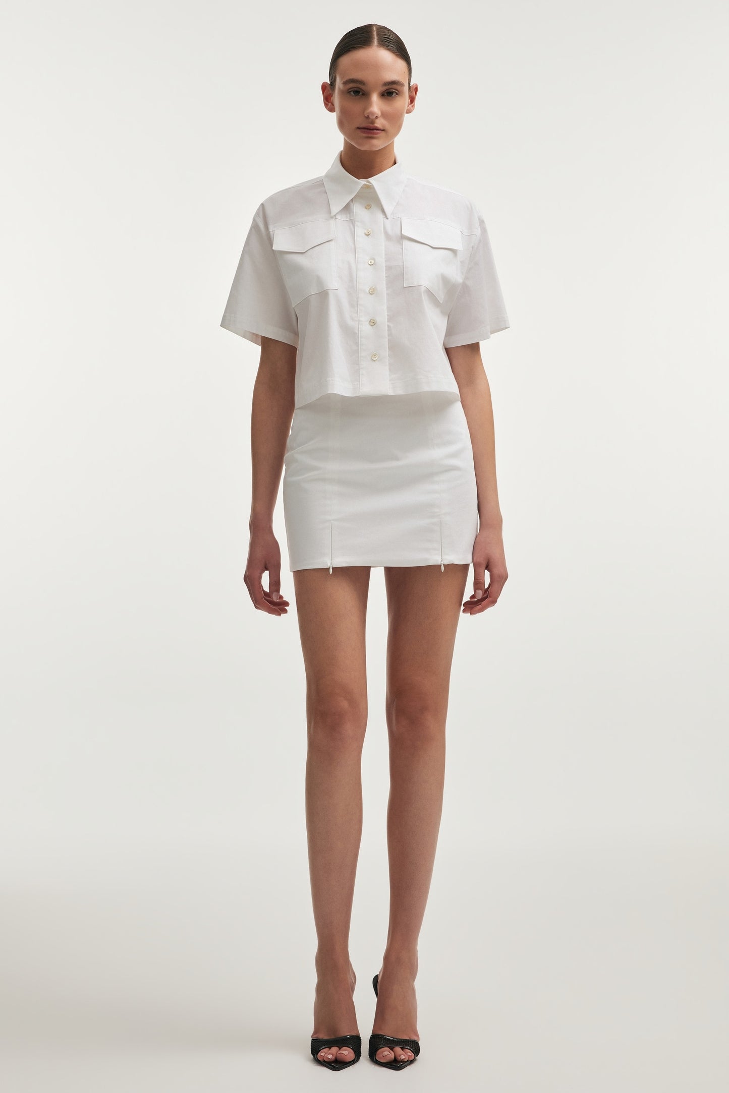 STILL LIVE MINI SKIRT WHITE