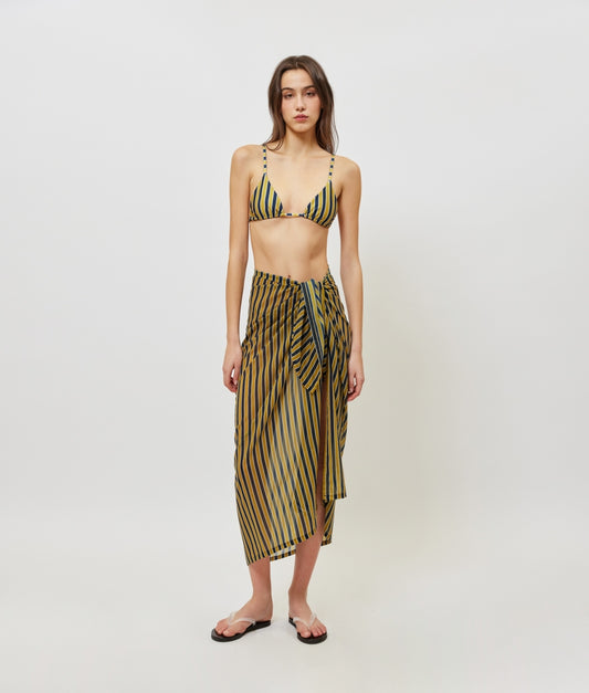 SEABREEZE PAREO ORO STRIPES
