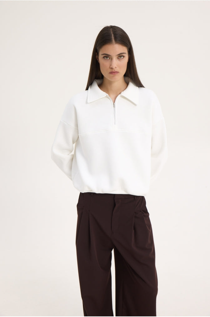 SUNSETGO SWEATSHIRT WHITE