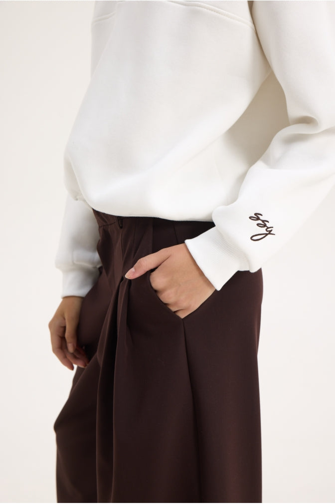 SUNSETGO SWEATSHIRT WHITE