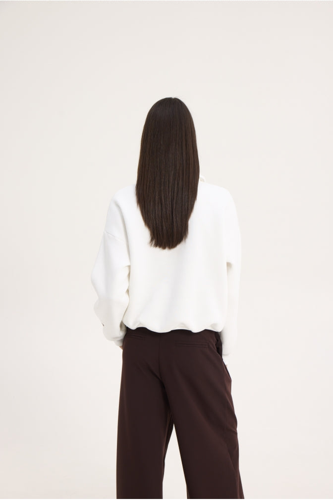 SUNSETGO SWEATSHIRT WHITE