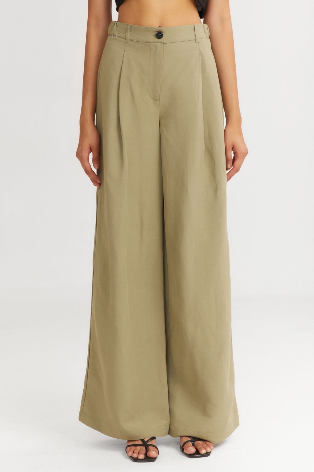 The Gelato Wide Pants Khaki
