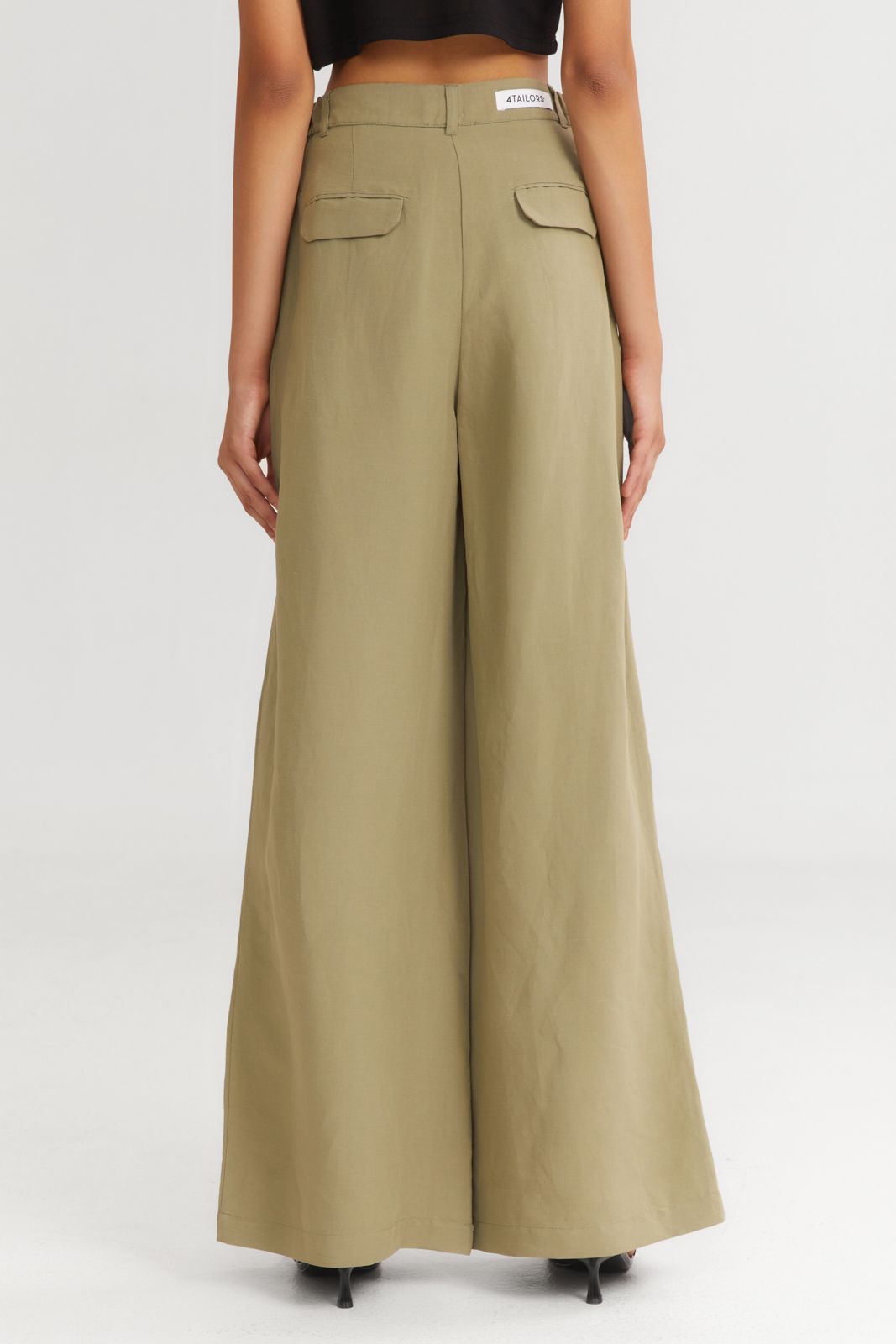 The Gelato Wide Pants Khaki