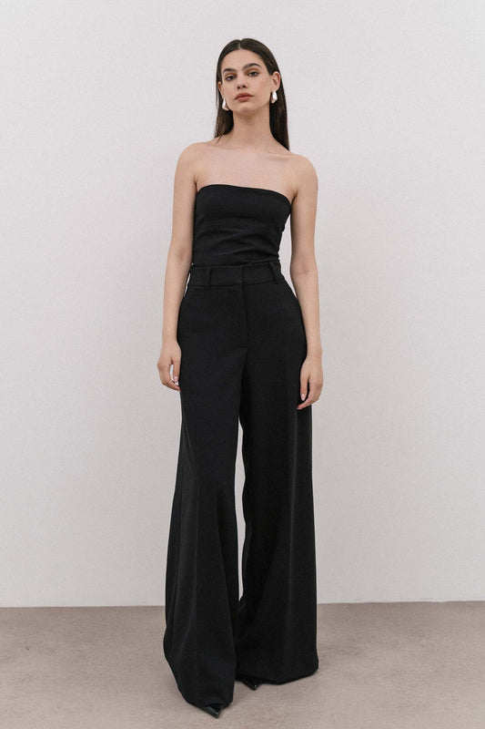 The Spice It Up Wide Leg Pants Black