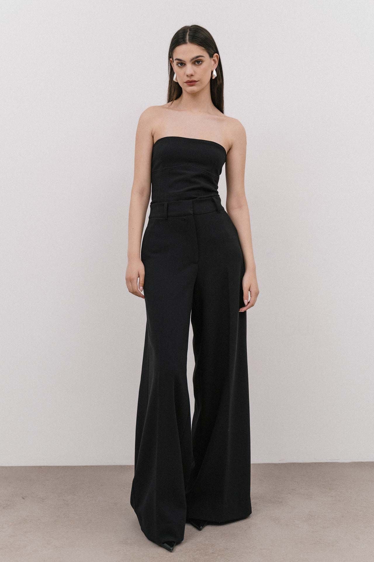 The Spice It Up Wide Leg Pants Black