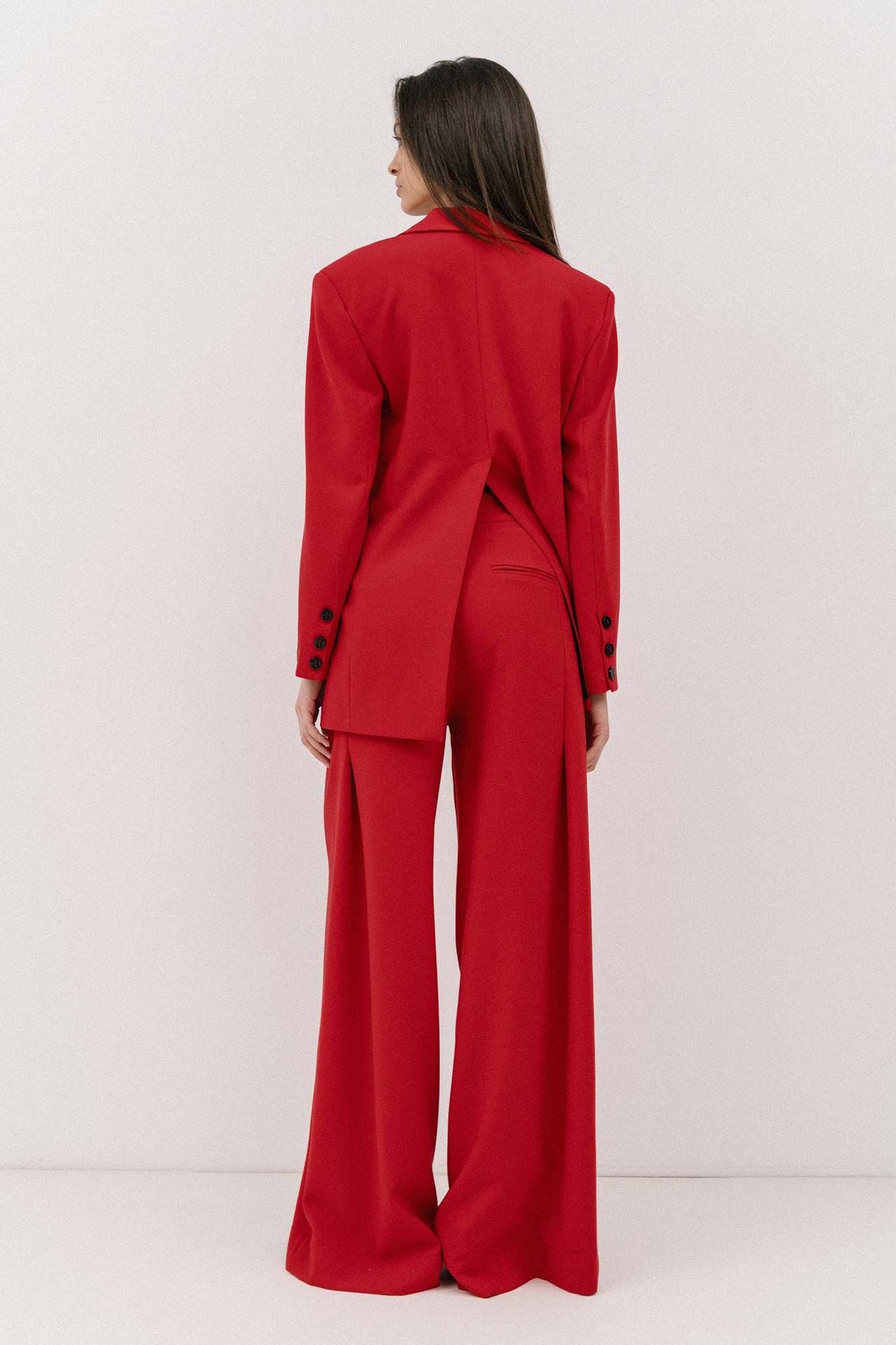 The Spice It Up Wide Leg Pants Red