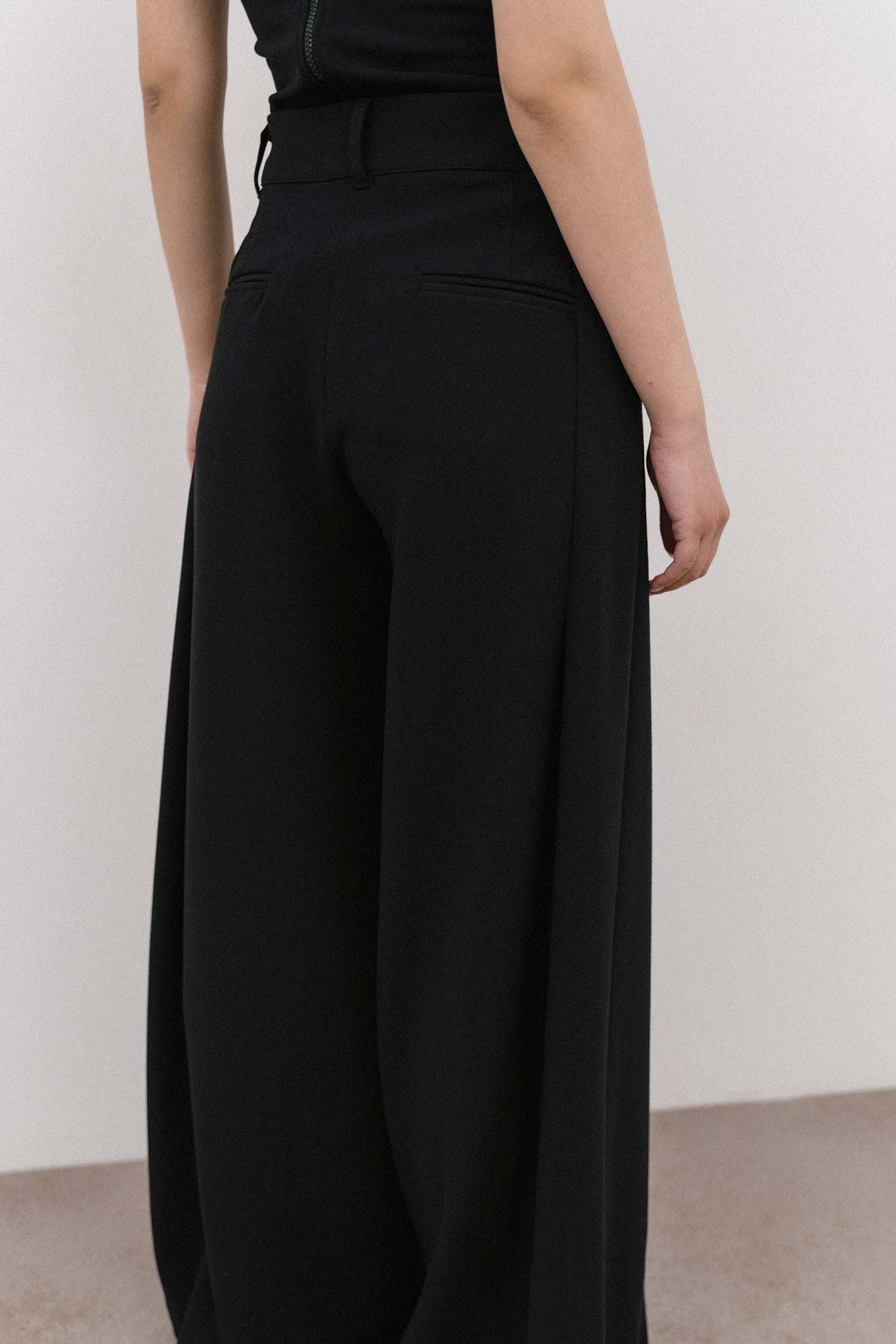The Spice It Up Wide Leg Pants Black